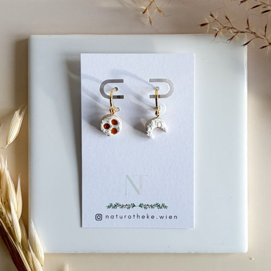 Keks Ohrring Linzeraugen Vanillekipferl