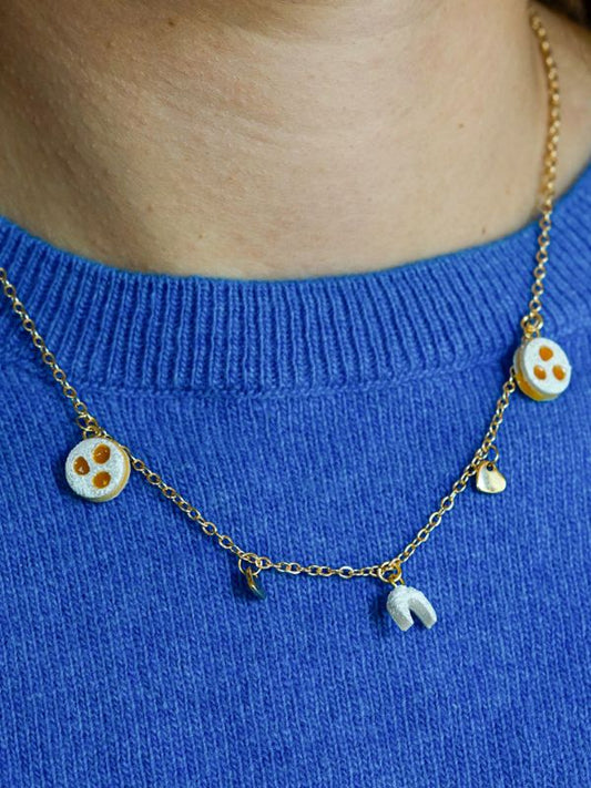 Keks Kette Linzeraugen und Vanillekipferl