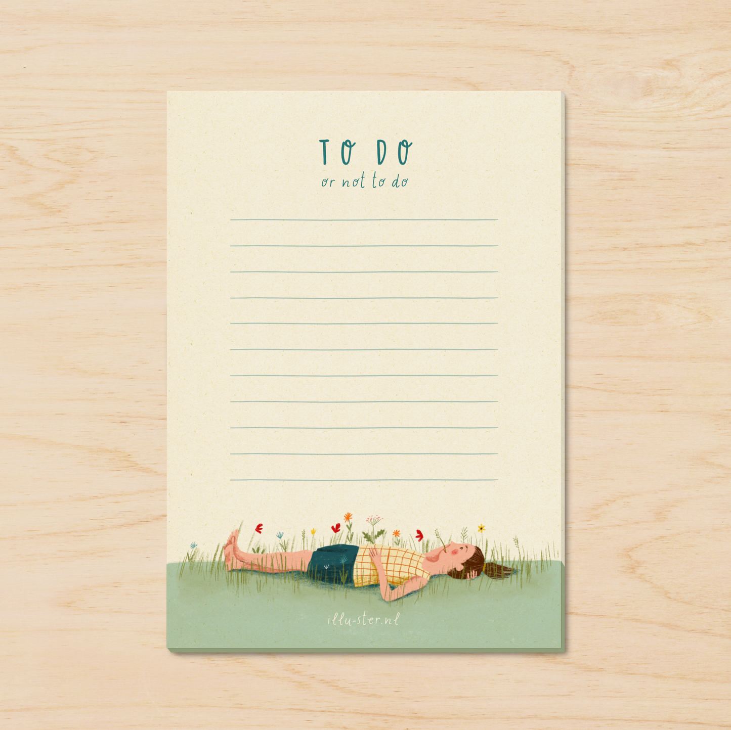 Notepad - TO DO OR NOT TO DO - Recyclingpapier