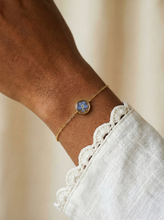 Vergissmeinnicht Armband - personalisiert