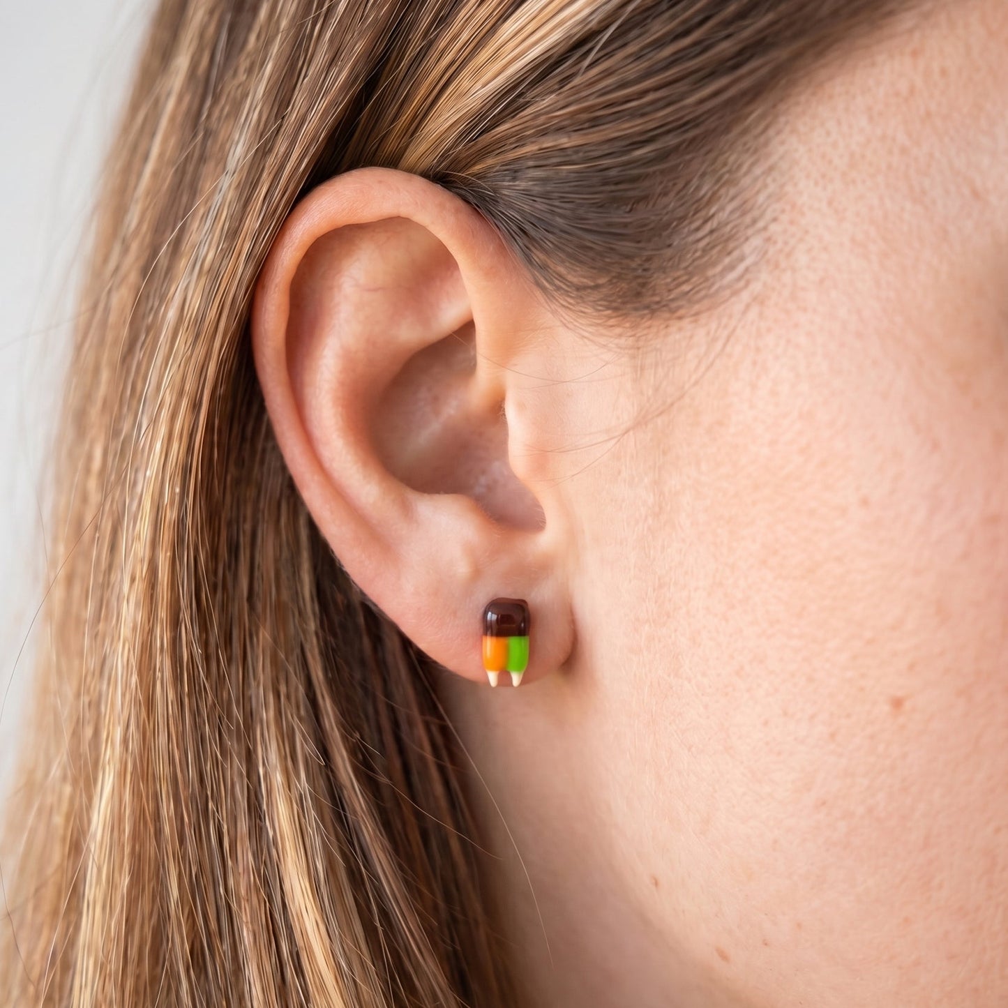 Eis Ohrringe Stecker (Aktuelle Produktionszeit 14 Werktage!)