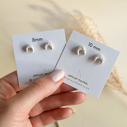 Vanillekipferl Keks Ohrringe Stecker