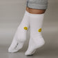 Socken gelb Smiley