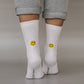 Socken gelb Smiley