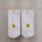 Socken gelb Smiley