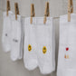 Socken gelb Smiley