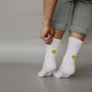 Socken gelb Smiley