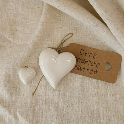 Glücksherz + Nachrichtenkärtchen + Stab