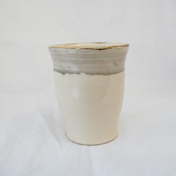 Keramik Becher grau