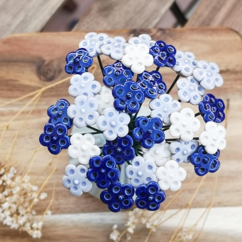 Vergissmeinnicht – Keramikblume – NaturoTheke